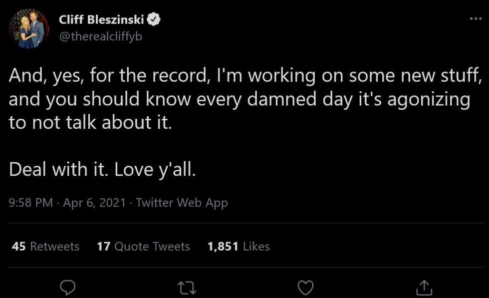 Cliff Bleszinski ผู้ให้กำเนิด Gears of War ยืนยัน เขากำลังพัฒนาโปรเจกต์ใหม่ ที่อาจเกี่ยวข้องกับวิดีโอเกม 2 Cliff