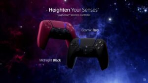 Sony เปิดตัวจอย DualSense สองสีใหม่ล่าสุด Cosmic Red และ Midnight Black