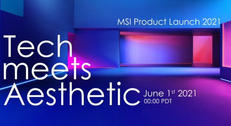 พบกับงานเปิดตัวผลิตภัณฑ์ออนไลน์ของ MSI ในชื่อ TECH MEETS AESTHETIC  ความสวยงามที่ผสมผสานกับเทคโนโลยี กลายเป็นผลิตภัณฑ์ที่ตอบโจทย์ในทุกๆการใช้งาน