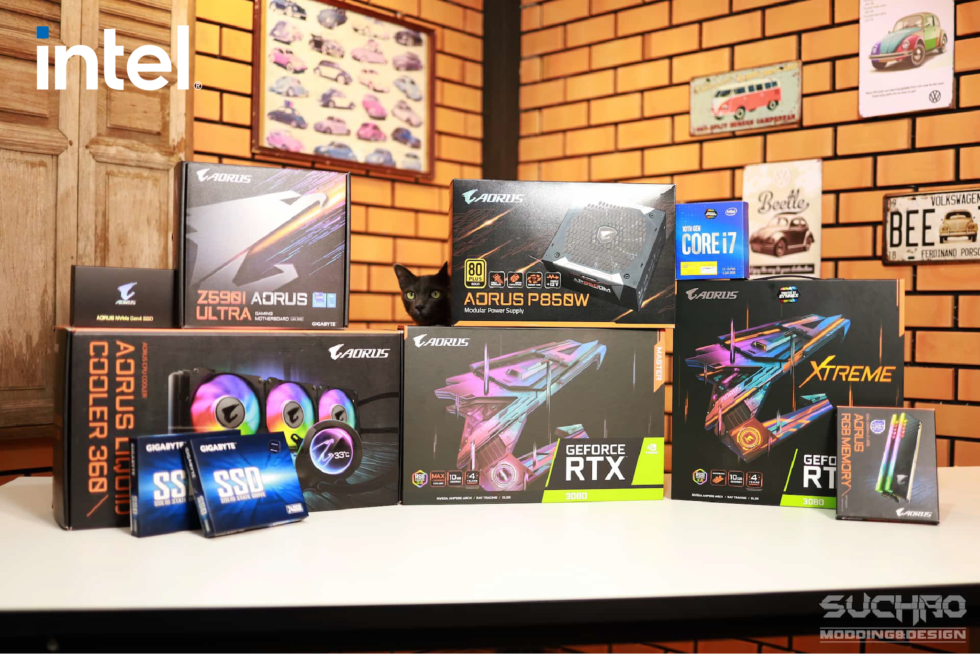 Project AORUS Capsule:Rockman X Theme PC Mod #DesIgnYourAORUS คุยกับ Suchao Modding & Design ม็อดเดอร์ไทย ฝีมือระดับโลก 6 Artboard 20