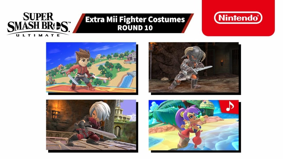 Super Smash Bros. Ultimate เพิ่มนักสู้ Mii Fighter ชุด Dante, Dragonborn ในวันพรุ่งนี้ 1 Super Smash 1