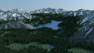 นี่ไม่ใช่ภาพถ่ายจริง แต่เป็นสถานที่สมมุติ ถูกสร้างขึ้นใน Minecraft เป็นเวลา 4 เดือนเต็ม