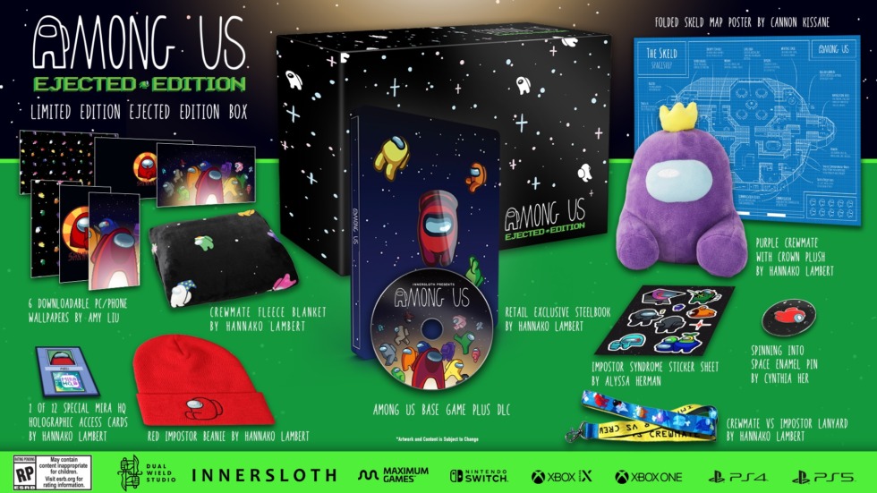 เผยโฉม Among Us เซต Collector's Edition ขายพร้อมตัวเกมบน PS5, PS4, Xbox Series Xbox One และ Switch ภายในปีนี้ 4 among us ejected edition