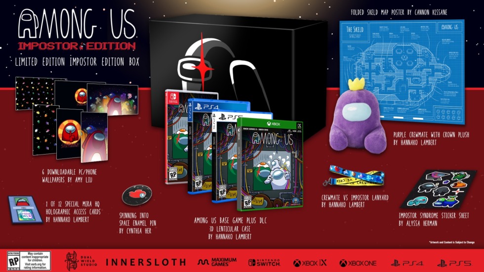 เผยโฉม Among Us เซต Collector's Edition ขายพร้อมตัวเกมบน PS5, PS4, Xbox Series Xbox One และ Switch ภายในปีนี้ 3 among us imposter edition