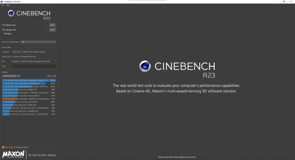 รวม 7 แอปพลิเคชันบน Microsoft Store ที่โหลดติดเครื่องไว้ ไม่มีผิดหวัง 9 Cinebench