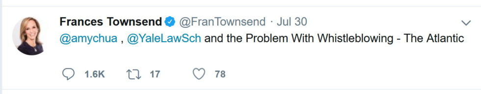 Frances Townsend หนึ่งในผู้บริหาร Activision Blizzard ปิดทวิตเตอร์ หลังทัวร์ลง เพราะวิจารณ์คนแฉปัญหาล่วงละเมิดทางเพศในองค์กร 2 Frances 1