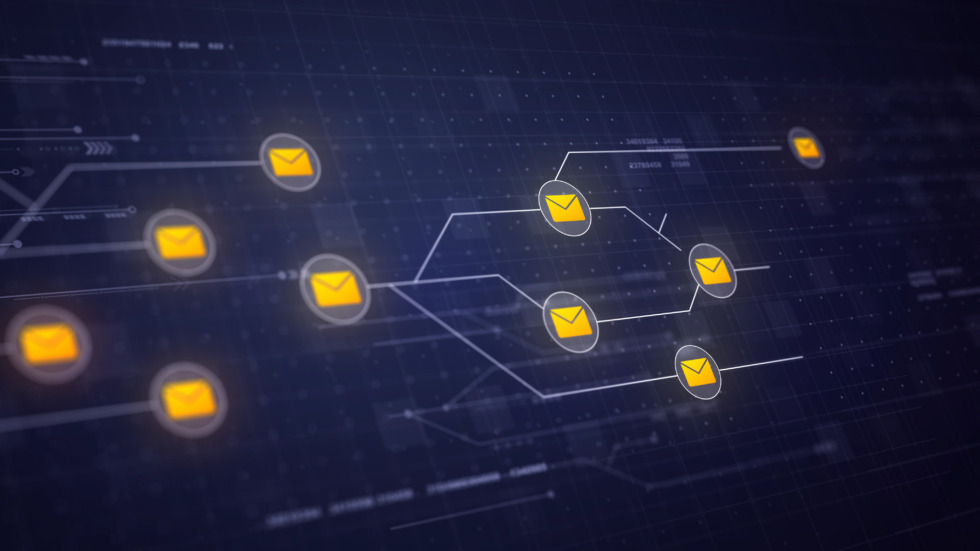รู้จักกับ อีเมล เครื่องมือสื่อสารยุคบุกเบิกบนโลกอินเทอร์เน็ต 5 email messages network circuit board link connection technology 1