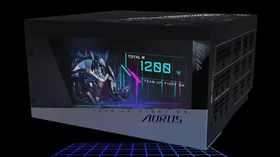 Gigabyte เปิดตัว Power Supply 1200 วัตต์ที่มาพร้อมหน้าจอสีในตัว 3 image 1 1