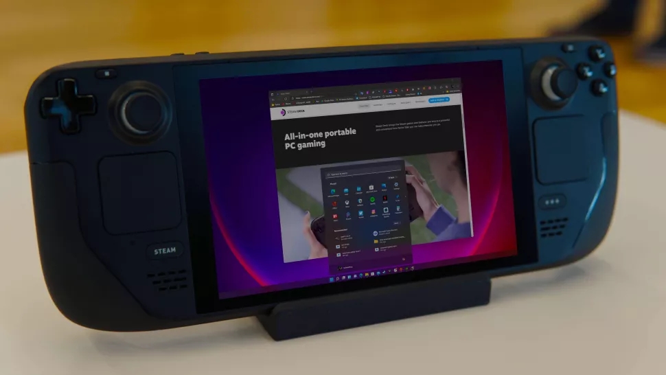 Valve กำลังร่วมมือกับ AMD เพื่อทำให้ Steam Deck สามารถใช้งาน Windows 11 ได้อย่างราบรื่นที่สุด 1 steam deck windows