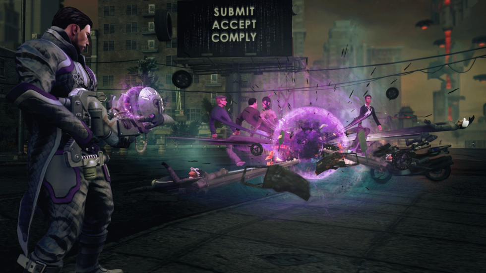 รวมอาวุธสุดบ้าบอของ Saints Row ที่ช่วยให้การเล่นสนุกสนานขึ้น 11 Black Hole Launcher