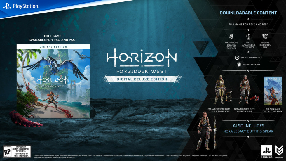 เผย Box Set ของ Horizon Forbidden West พร้อมประกาศว่าผู้สั่งจอง Standard และ Special Edition จะไม่ได้อัปเกรด PS5 ฟรี 3 Horizon Forbidden West Pre Orders 1
