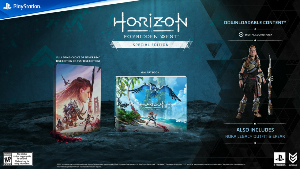 เผย Box Set ของ Horizon Forbidden West พร้อมประกาศว่าผู้สั่งจอง Standard และ Special Edition จะไม่ได้อัปเกรด PS5 ฟรี 2 Horizon Forbidden West Pre Orders 2