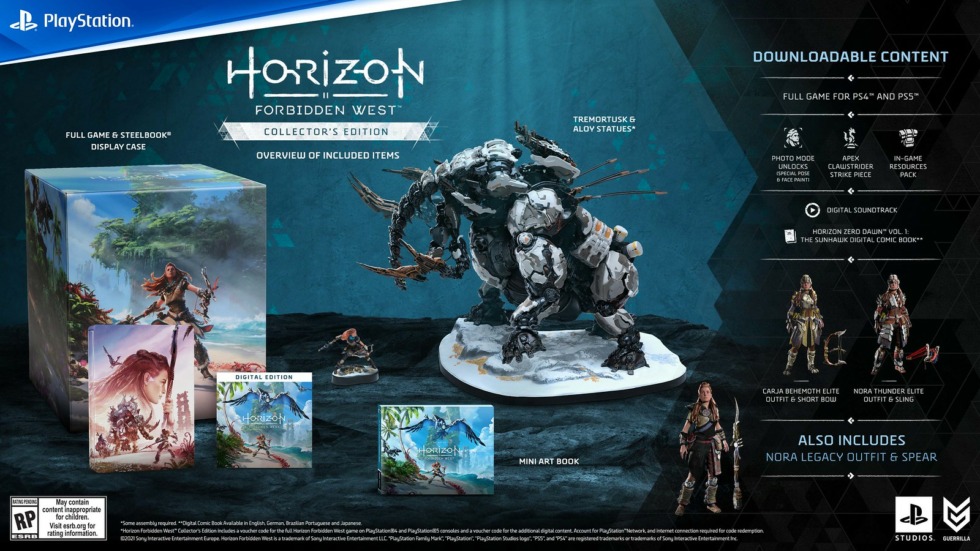 เผย Box Set ของ Horizon Forbidden West พร้อมประกาศว่าผู้สั่งจอง Standard และ Special Edition จะไม่ได้อัปเกรด PS5 ฟรี 4 Horizon Forbidden West Pre Orders 3