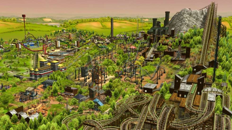 6 เกมสร้างสวนสนุกหรรษา ปลุกพลังจินตนาการในตัวคุณ 6 RollerCoaster 3
