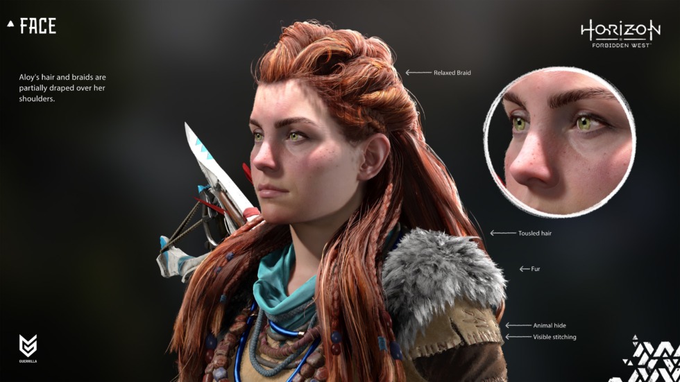 เผยโฉมโมเดลของ Aloy ใน Horizon Forbidden West ที่ได้รับการปรับปรุงให้สมจริงกว่าเดิม 1 aloy horizon forbidden west 2