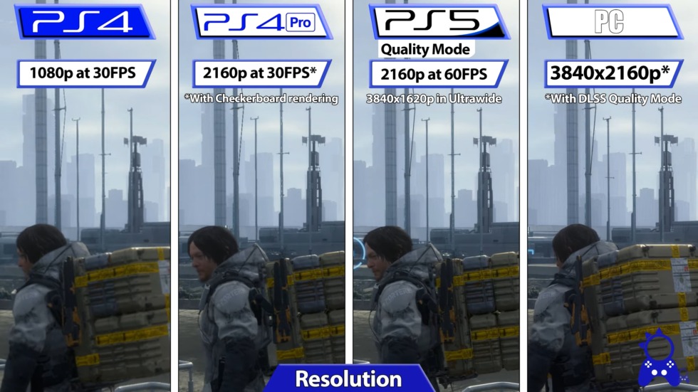 เผยวิดีโอเปรียบเทียบกราฟิกระหว่าง Death Stranding: Director's Cut บน PS5 กับตัวเกมบนแพลตฟอร์มอื่น ๆ 1 death stranding director cut comparison