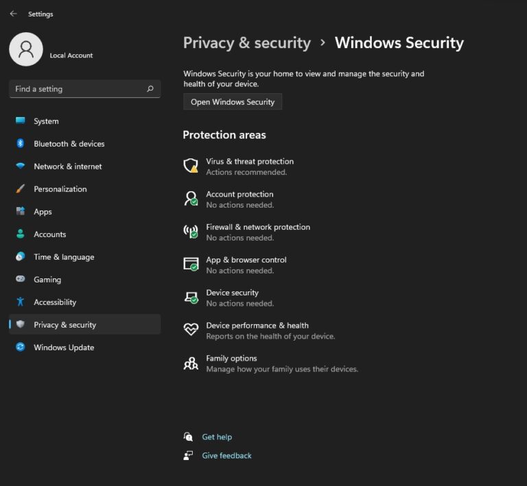 Microsoft แนะนำให้เราเปิดฟีเจอร์ความปลอดภัยบน Windows 11