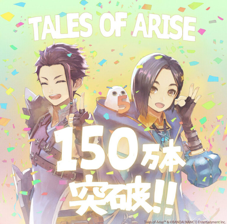 Tales of Arise ทำยอดขายทะลุ 1.5 ล้านชุดแล้ว 1 Tales-of-Arise-Sales_10-28-21-768x759