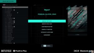 Battlefield 2042 จะใช้ Easy Anti-Cheat ในการตรวจจับผู้เล่นโกง และจะมีระบบรายงานผู้เล่นที่ใช้ง่ายกว่าเดิม