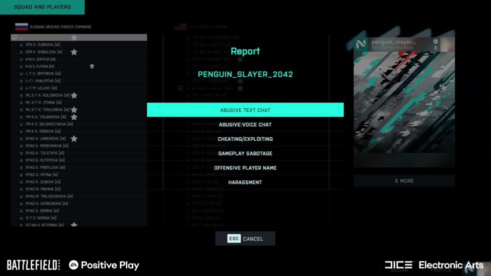 Battlefield 2042 จะใช้ Easy Anti-Cheat ในการตรวจจับผู้เล่นโกง และจะมีระบบรายงานผู้เล่นที่ใช้ง่ายกว่าเดิม 1 battlefield 2042 easy anti cheat