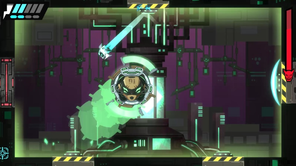 แนะนำ Cyjin: The Cyborg Ninja เกม Platformer สัญชาติไทย “คุณเล่นจบได้หรือไม่? หากต้องใช้แค่เมาส์ตัวเดียว” 7 Boss Lv2 Steam Screenshort Cyjin