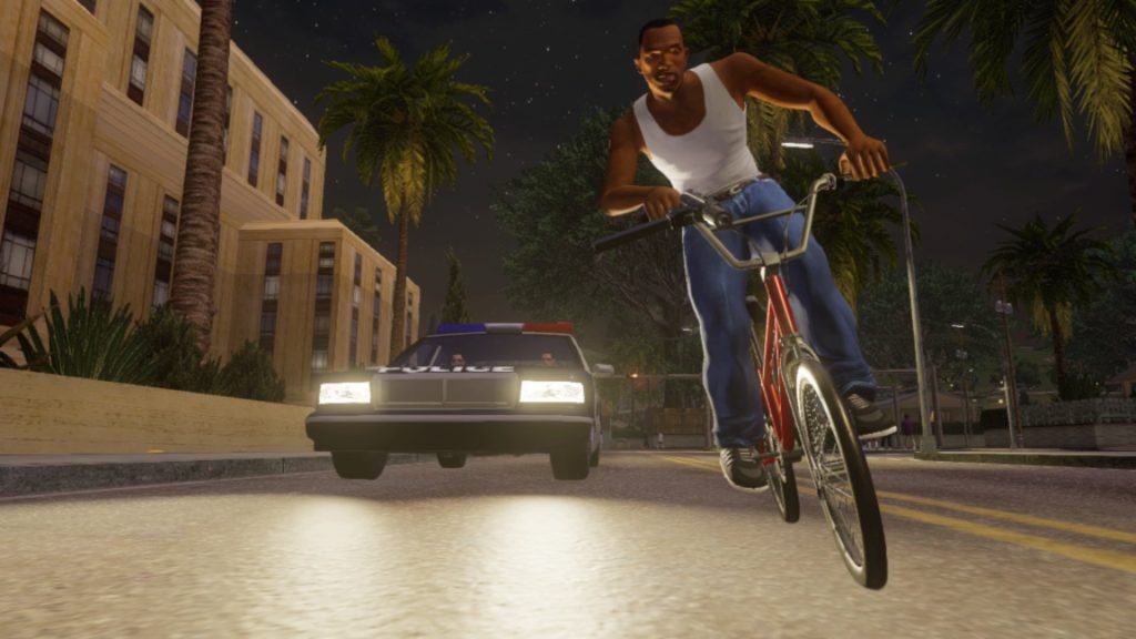 แฟนเกม GTA Trilogy San Andreas ค้นพบโหมด VR ที่สร้างไม่เสร็จซ่อนอยู่ในเกม 1 Gta The Trilogy The Definitive Edition San Andreas Switch Screen 1