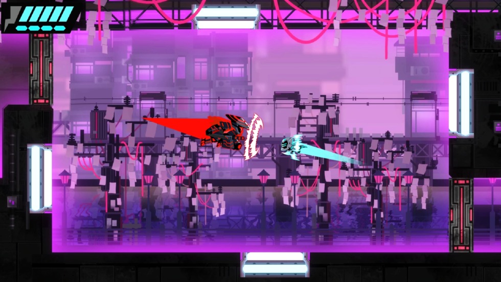แนะนำ Cyjin: The Cyborg Ninja เกม Platformer สัญชาติไทย “คุณเล่นจบได้หรือไม่? หากต้องใช้แค่เมาส์ตัวเดียว” 5 Kyojin Lv3 Steam Screenshort Cyjin