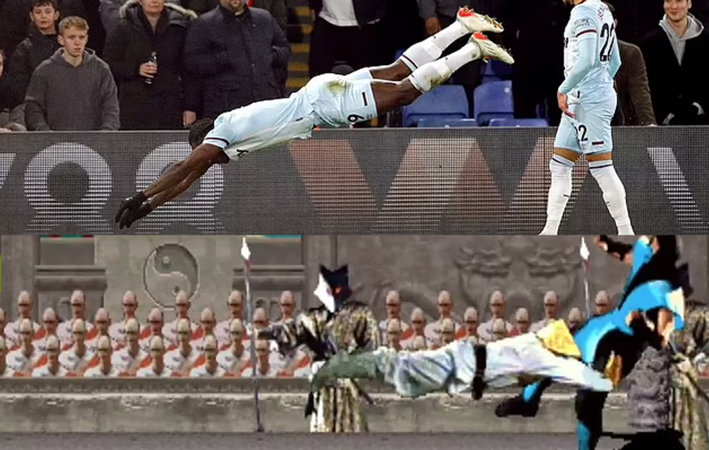 Michail Antonio นักเตะทีมเวสต์แฮม เผยว่าท่าดีใจของเขามีที่มาจาก Raiden ใน Mortal Kombat 1 Michail Antonio Raiden Mortal Kombat