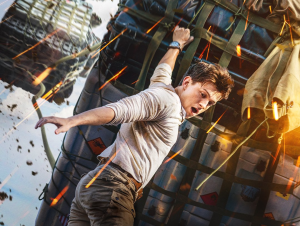 เผยโปสเตอร์จากภาพยนตร์ Uncharted กับฉากสุดระทึกกลางท้องฟ้า กำหนดฉาย 18 ก.พ. นี้