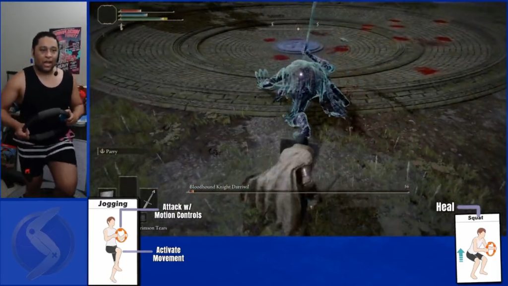 เกมเมอร์โชว์เซียน กำจัดบอส Bloodhound Knight Darriwil ใน Elden Ring ด้วย Ring Fit ภายในครั้งเดียว 1 Elden Ring (2)