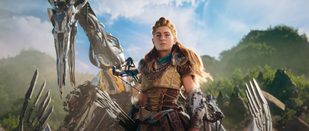 Sony เผยตัวอย่าง Cinematic ของ Horizon Forbidden West โชว์ทิวทัศน์ในแดนต้องห้ามสุดตระการตา 1 Aloy With Birb