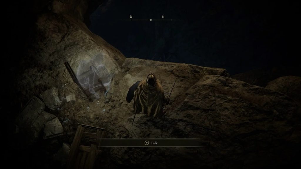 Elden Ring อัปเดตใหม่ ตัวเกมจะบอกว่าหลุมด้านล่างในช่วงต้นเกม คือฉาก Tutorial สอนวิธีเล่นเกมเบื้องต้น 1 Elden Ring (1)