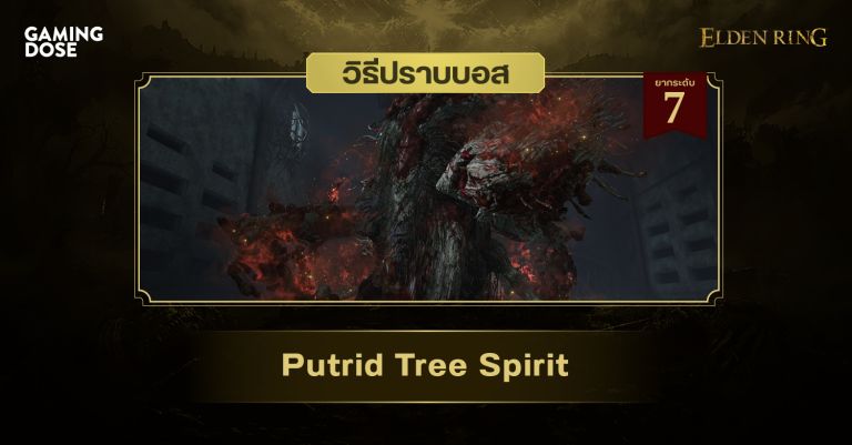 วิธีปราบบอส Elden Ring : Putrid Tree Spirit (ภูตพฤกษาเสื่อมสลาย) 4 วิธีปราบบอส Elden Ring : Putrid Tree Spirit (ภูตพฤกษาเสื่อมสลาย)