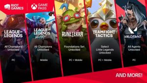 Riot Games จับมือ Microsoft มอบสิทธิพิเศษให้สมาชิก Game Pass ปลดล็อคทุกตัวละคร LoL, Valorant และอีกมากมาย