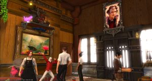 เกมเมอร์ ตกแต่งห้องส่วนตัวใน Final Fantasy XIV เป็นธีมร้านอาหาร โดยมีชื่อร้านว่า “รากหญ้า หมูกระทะ”