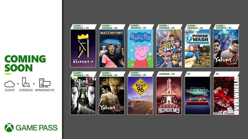 เผยรายชื่อเกมที่จะอัปเดตเข้ามาใน Xbox Game Pass เดือน ก.ค. มี Yakuza 0 และ Yakuza Kiwami 1 – 2 กลับมาอีกครั้ง
