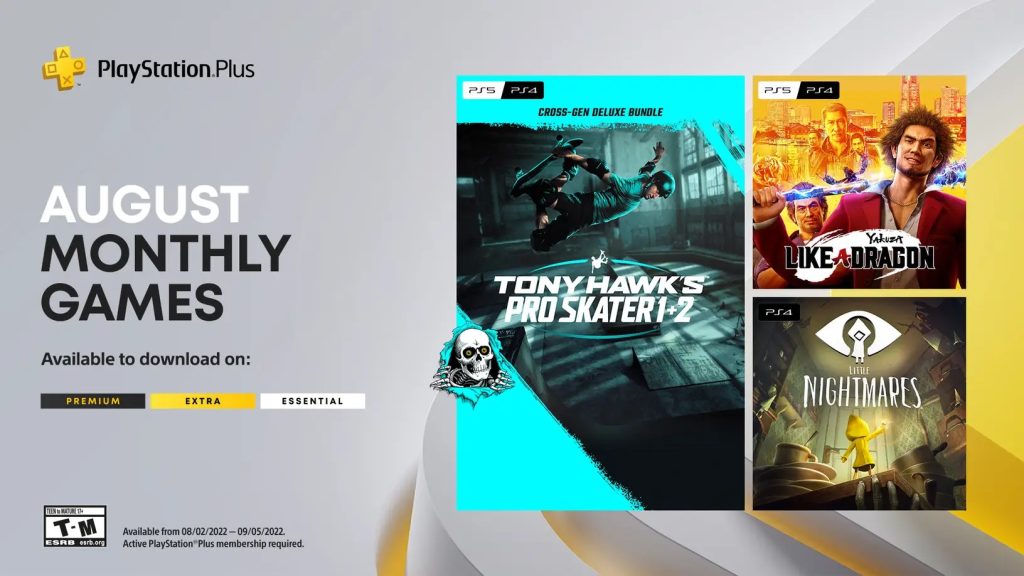 Yakuza: Like A Dragon, Tony Hawk’s Pro Skater 1+2 และ Little Nightmares แจกฟรีให้สมาชิก PS Plus ในเดือนสิงหาคม 1 Ps Plus Aug Monthly Game