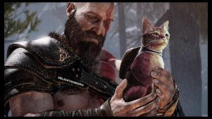 ทีมงาน Stray และ God of War ถูกใจรูปตัดต่อ Kratos ที่อุ้มน้องแมวอยู่ในมือ แฟนเกมลุ้นอาจได้จับมือกันในอนาคต