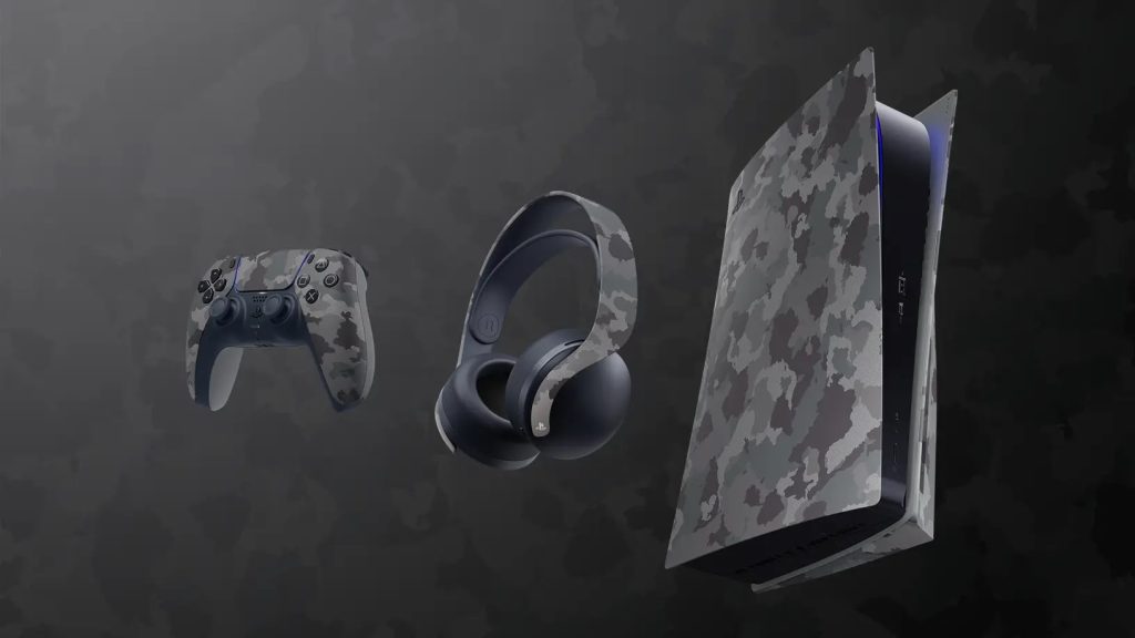 เปิดตัว PlayStation 5 ลายพรางสีเทา พร้อมวางจำหน่ายในช่วงฤดูใบไม้ร่วงปีนี้ 1 Ps5