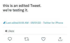 Twitter เริ่มทดสอบระบบ Edit Tweet ผู้ใช้สามารถแก้ไขโพสต์ย้อนหลังได้ภายใน 30 นาที