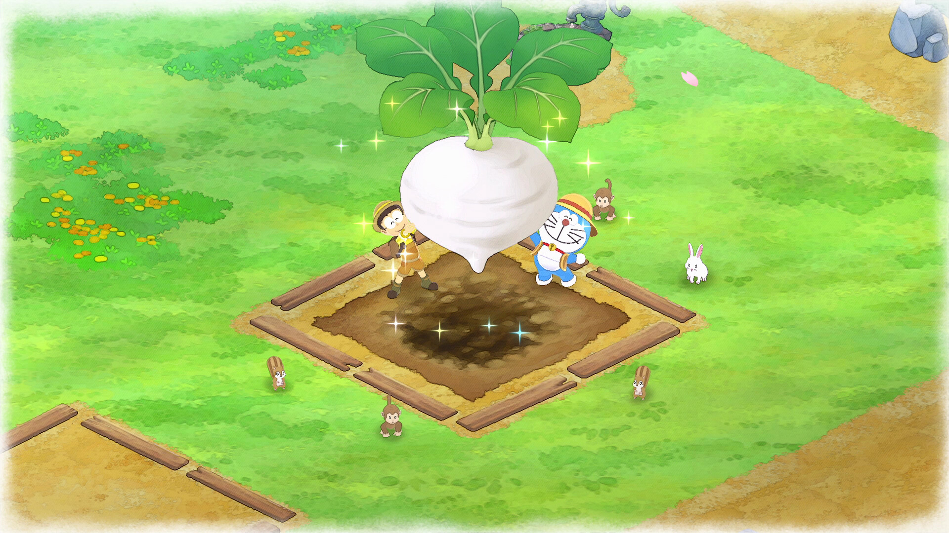 ต้องสร้างเกมและต้องรักษาเอกลักษณ์ของตัวละครไว้ กับ DORAEMON STORY OF SEASONS: Friend of the Great Kingdom 5 Doraemon 3