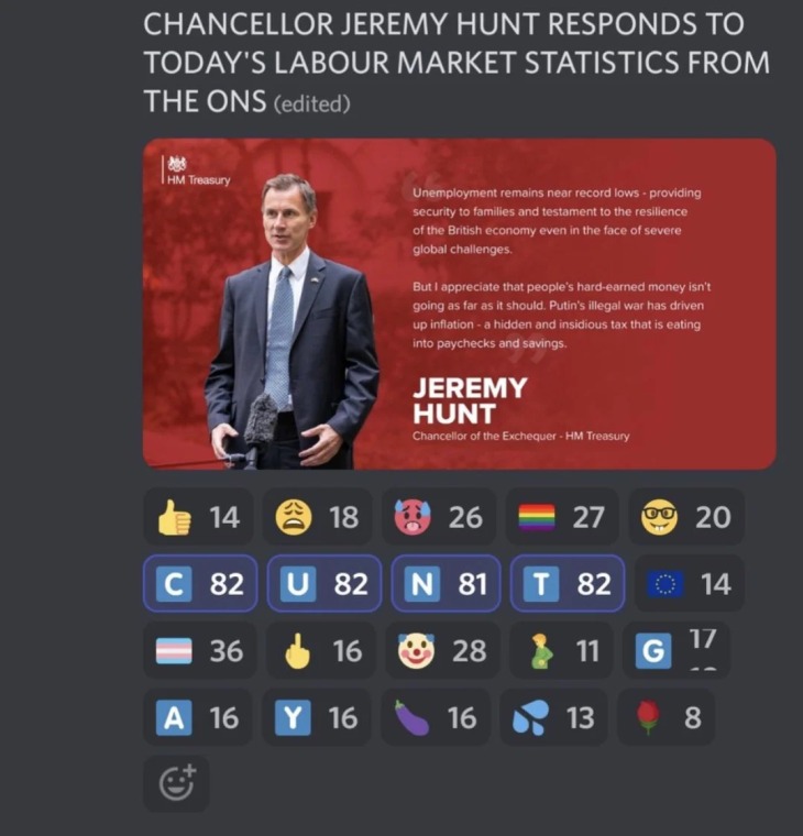รัฐบาลอังกฤษเปิดตัว Discord แต่โดนคนแห่ไปกดอีโมจิ C**t ใส่จนระบบล่ม 2 32d656505a242495c8c86118db9ee646
