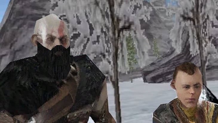 แฟนเกม นำ Trailer จากเกม God of War Ragnarok มา Demake เป็นเกมสมัย PlayStation 1 1 God Of War