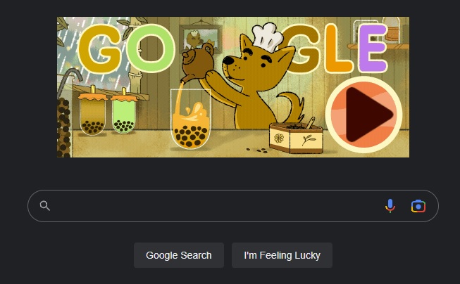 Google ปล่อยมินิเกม รับบทเป็นน้องหมา เปิดร้านขายชานมให้ลูกค้า