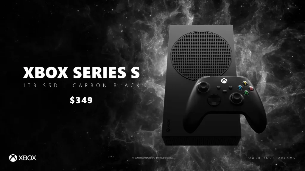 เปิดตัว Xbox Series S โมเดลใหม่ รองรับความจุ 1TB และสี Carbon Black 1 XBOX