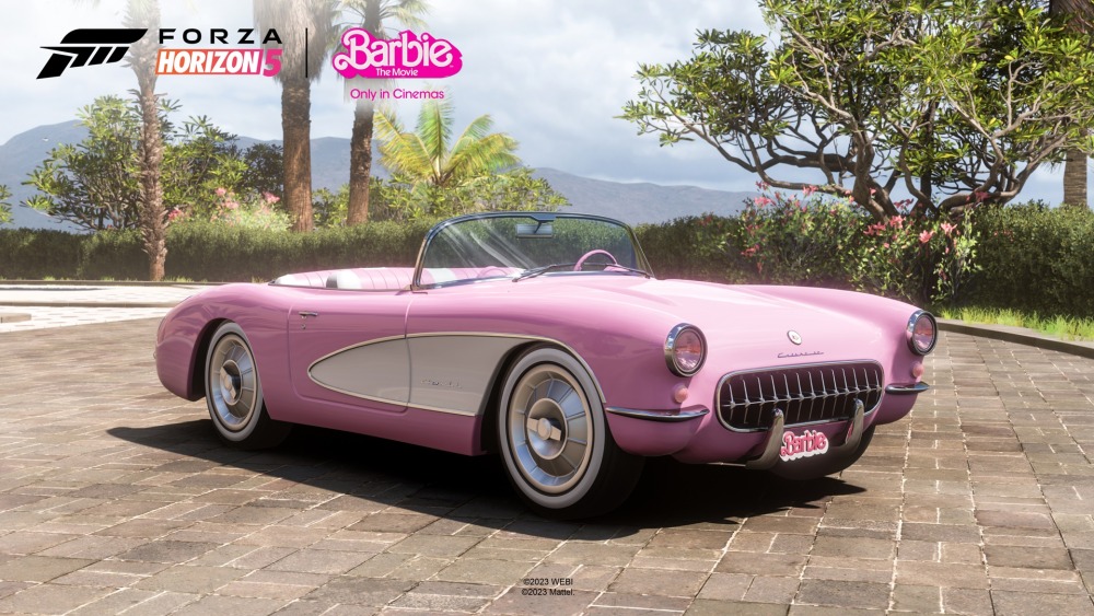Forza Horizon 5 จับมือกับภาพยนตร์ Barbie เพิ่มรถใหม่สีสันบาดใจ แจกฟรีให้ผู้เล่นทุกคนแล้ววันนี้ 3 forza horizon 5 barbie pic2