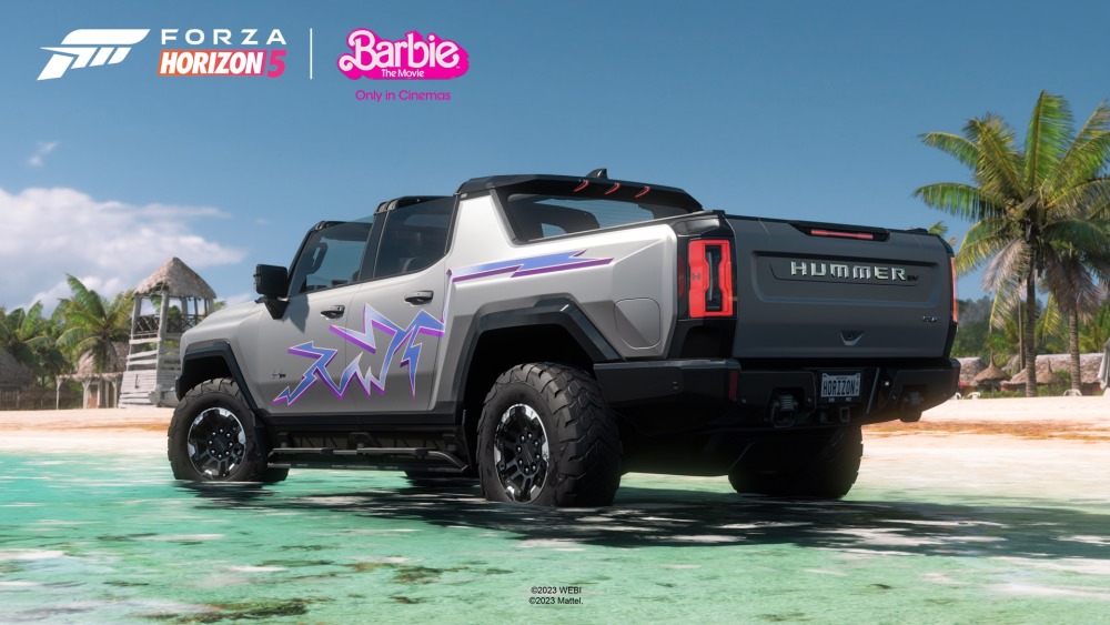 Forza Horizon 5 จับมือกับภาพยนตร์ Barbie เพิ่มรถใหม่สีสันบาดใจ แจกฟรีให้ผู้เล่นทุกคนแล้ววันนี้ 4 forza horizon 5 barbie pic3