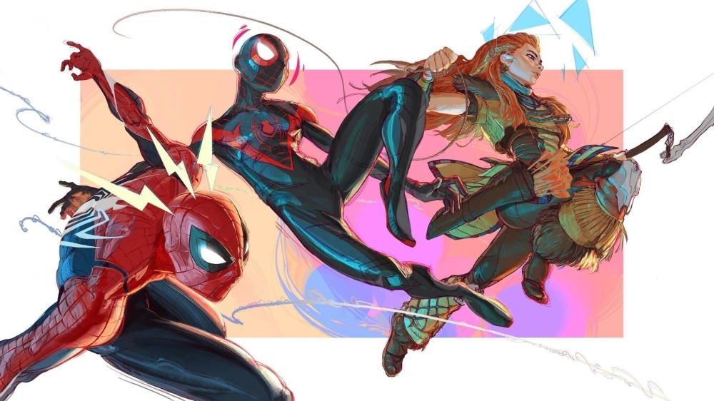 ทีมงานใน PlayStation Studios พร้อมใจกันปล่อยภาพฉลอง Marvel's Spider-Man 2 วางขาย 1 horizon marvels spider man 2