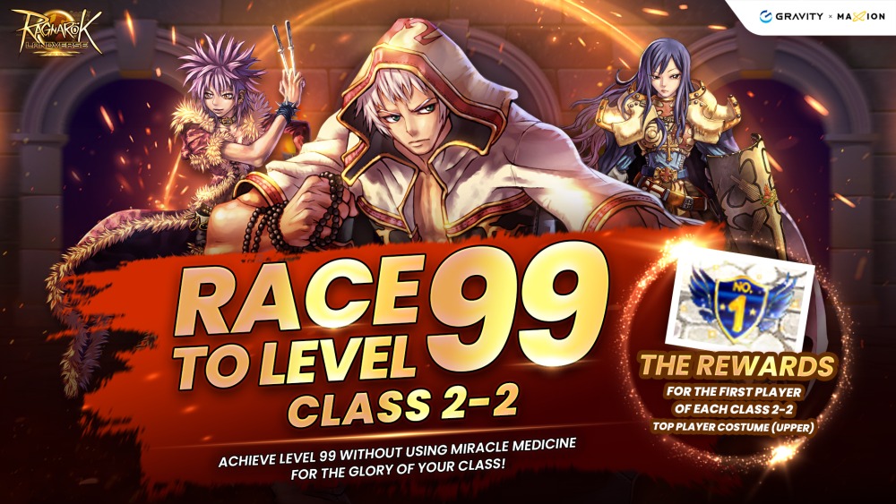 Ragnarok Landverse ปรับสมดุลคลาส 1 เอาใจผู้เล่นใหม่ เตรียมพบกับคลาส 2-2 อาชีพแรก Monk 4 16 9 คือ 1920x1080 px Race to level 99 class 2 2