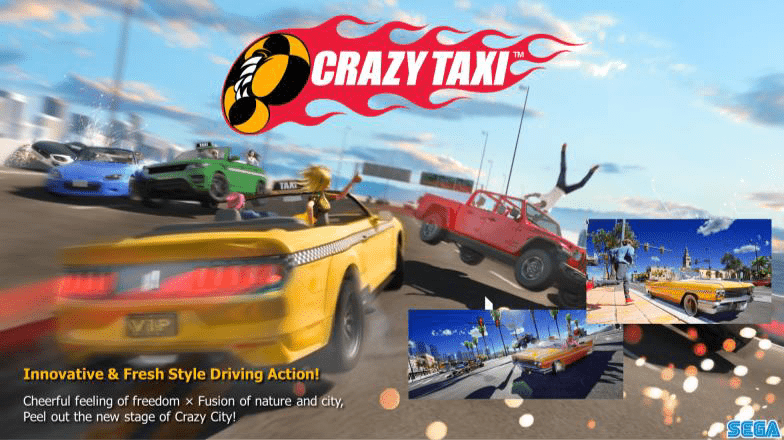 SEGA เผยงานศิลปะเกม Crazy Taxi, Golden Axe, Jet Set Radio, Shinobi และ Streets of Rage ฉบับ Remake 2 Crazy
